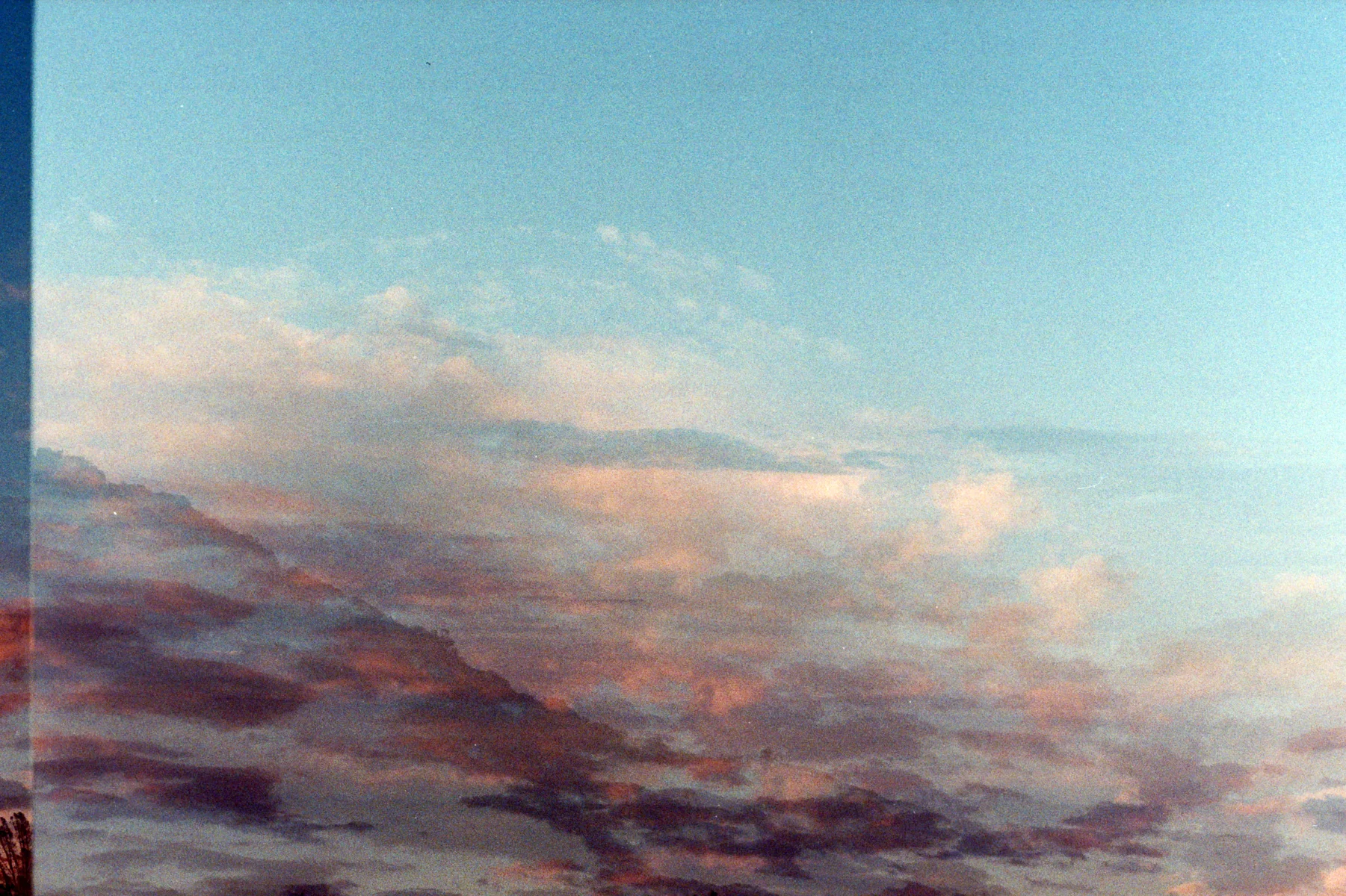 Sunset in Santa Barbra September, 2016 In-camera multiple exposure, 35mm