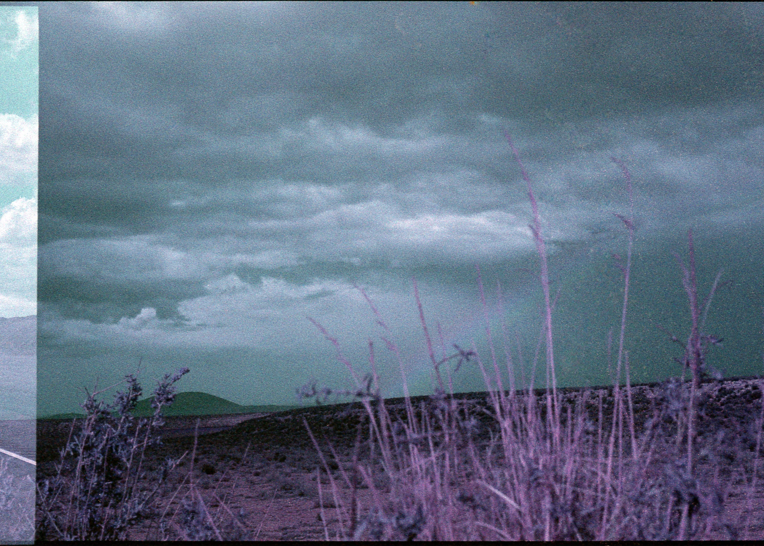Rainbow New Mexico September, 2016 Lomochrome purple, 35mm