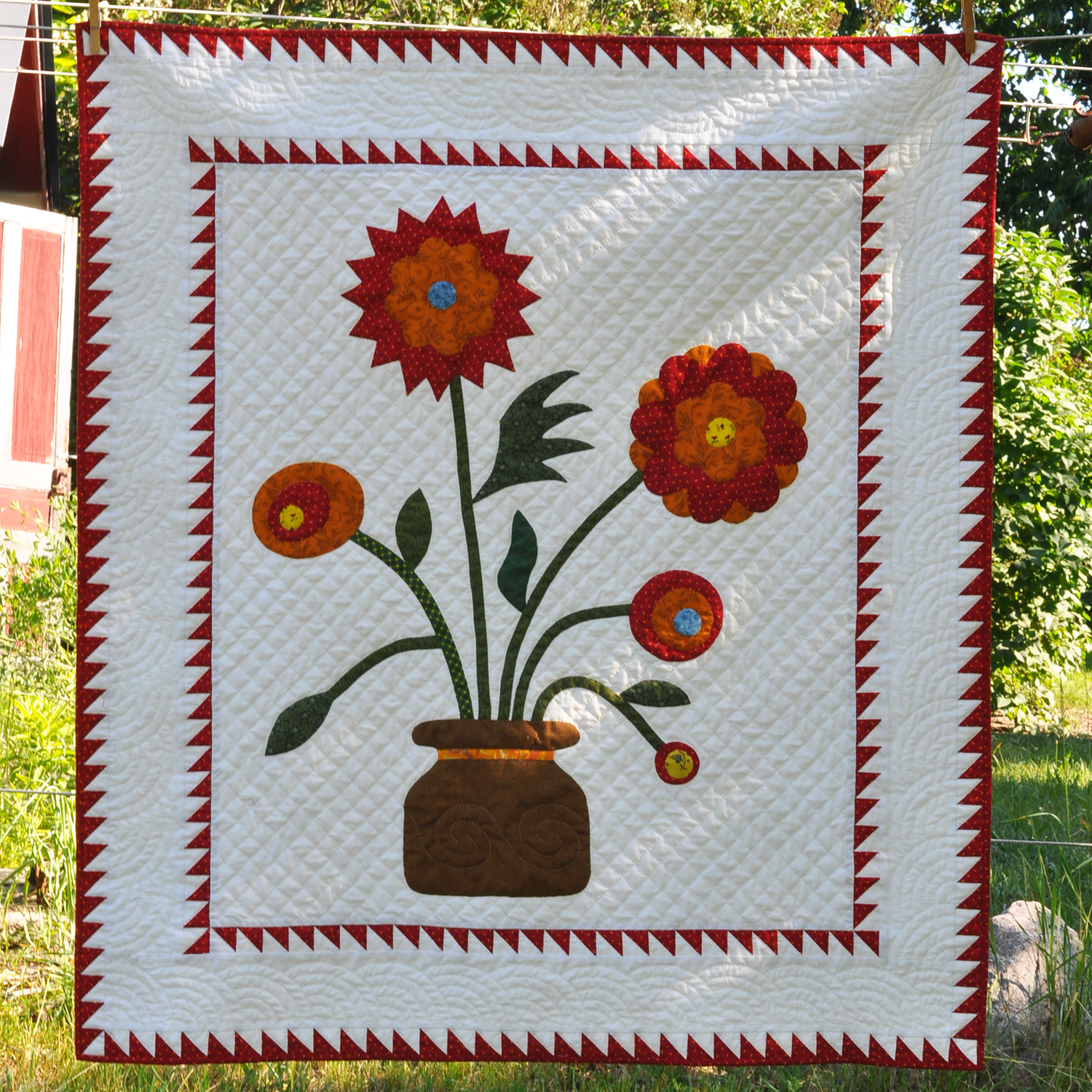 Flower Pot Quilt - 2011