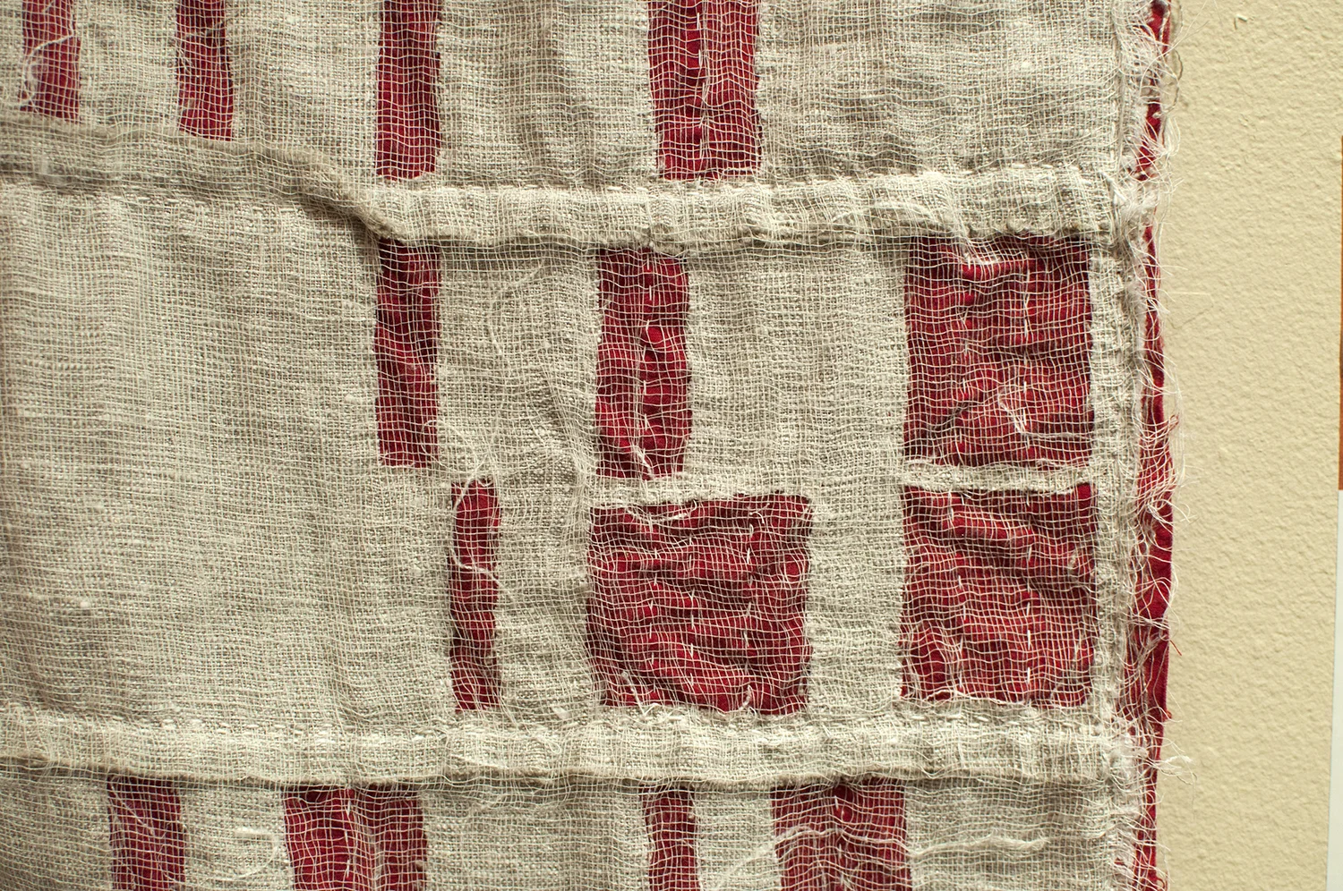 Flint Foreclosure Quilt - detail by Kathryn Clark, 2013. 