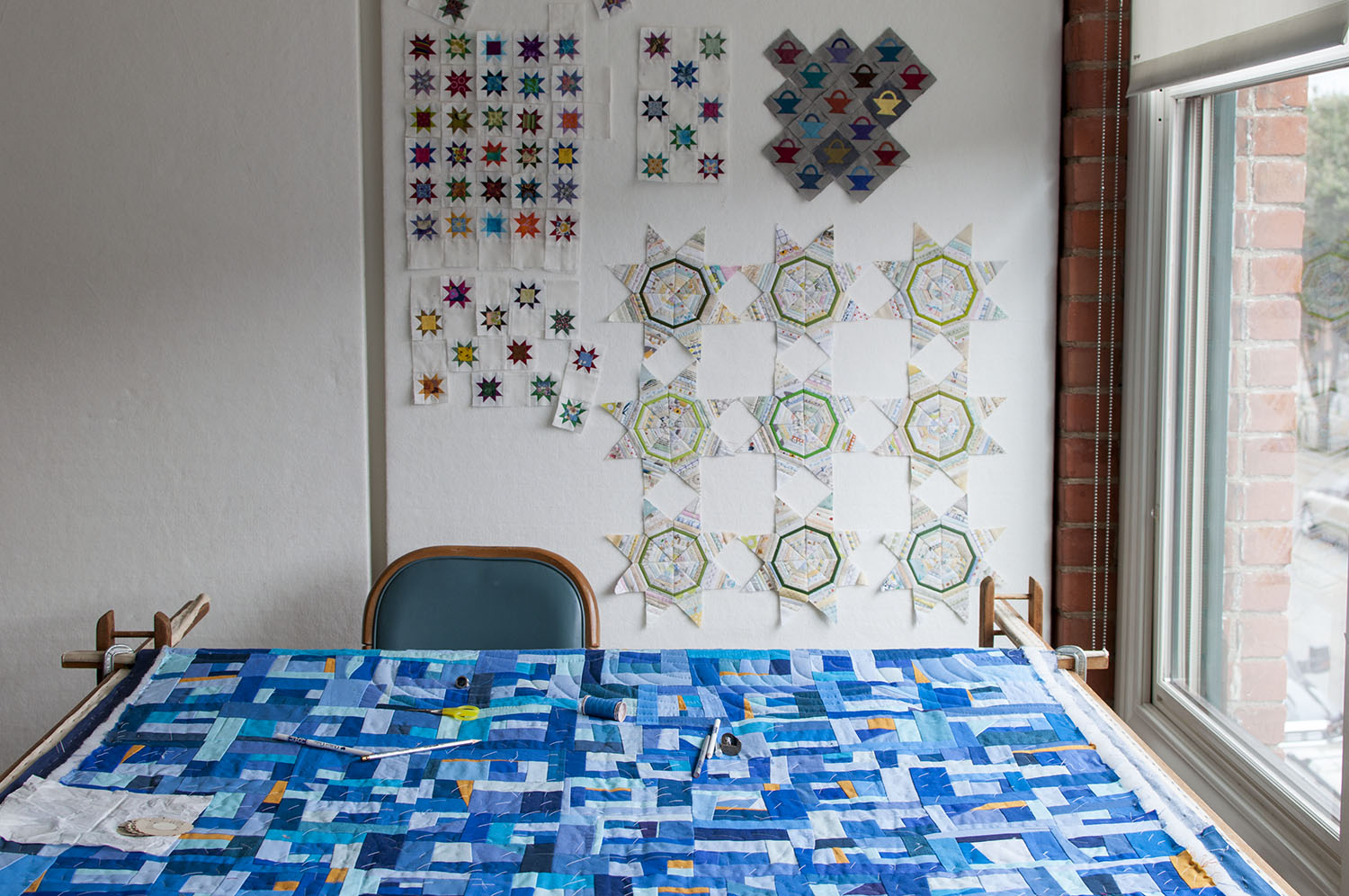 The Feisty Quilter: The Hand Quilting Frame