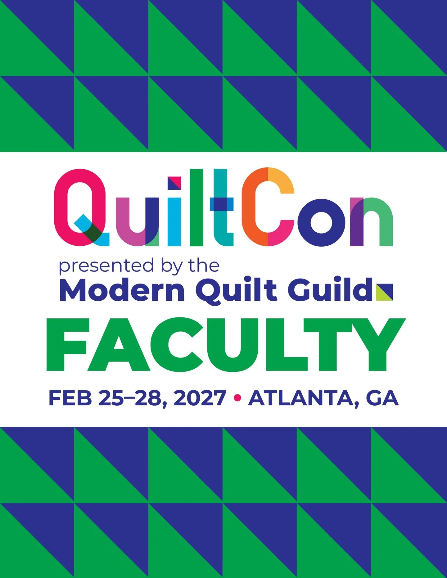So excited to be teaching at QuiltCon 2027!!

The class schedule will be released in a few weeks. Stay tuned.

#quiltcon2027 #quiltteacher #modernquiltguild #themqg