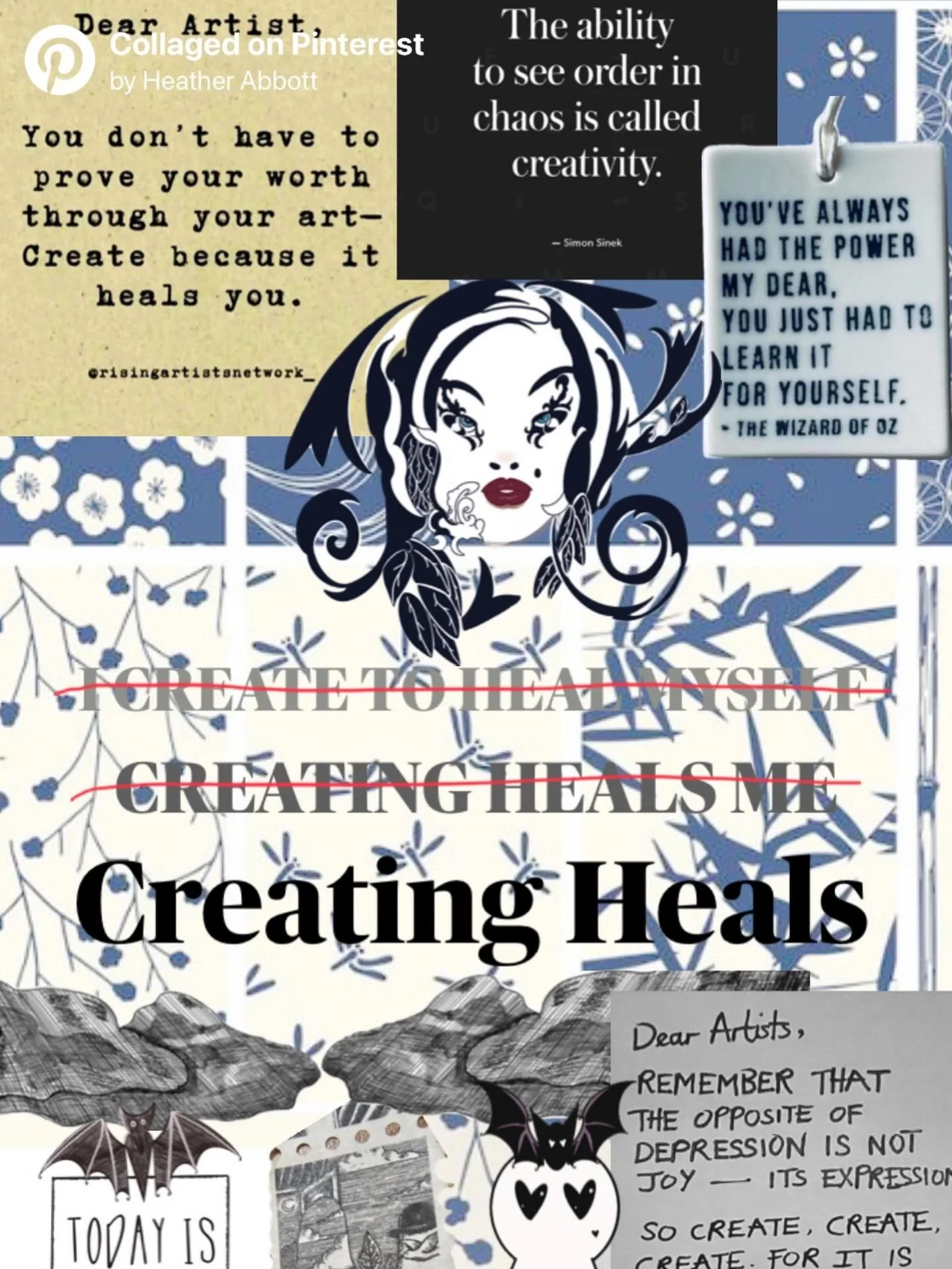 Whatever your creative talent is use it daily. Even if it&rsquo;s only for five minutes. Choose joy. #empoweredliving #arthealsthesoul #justcreate