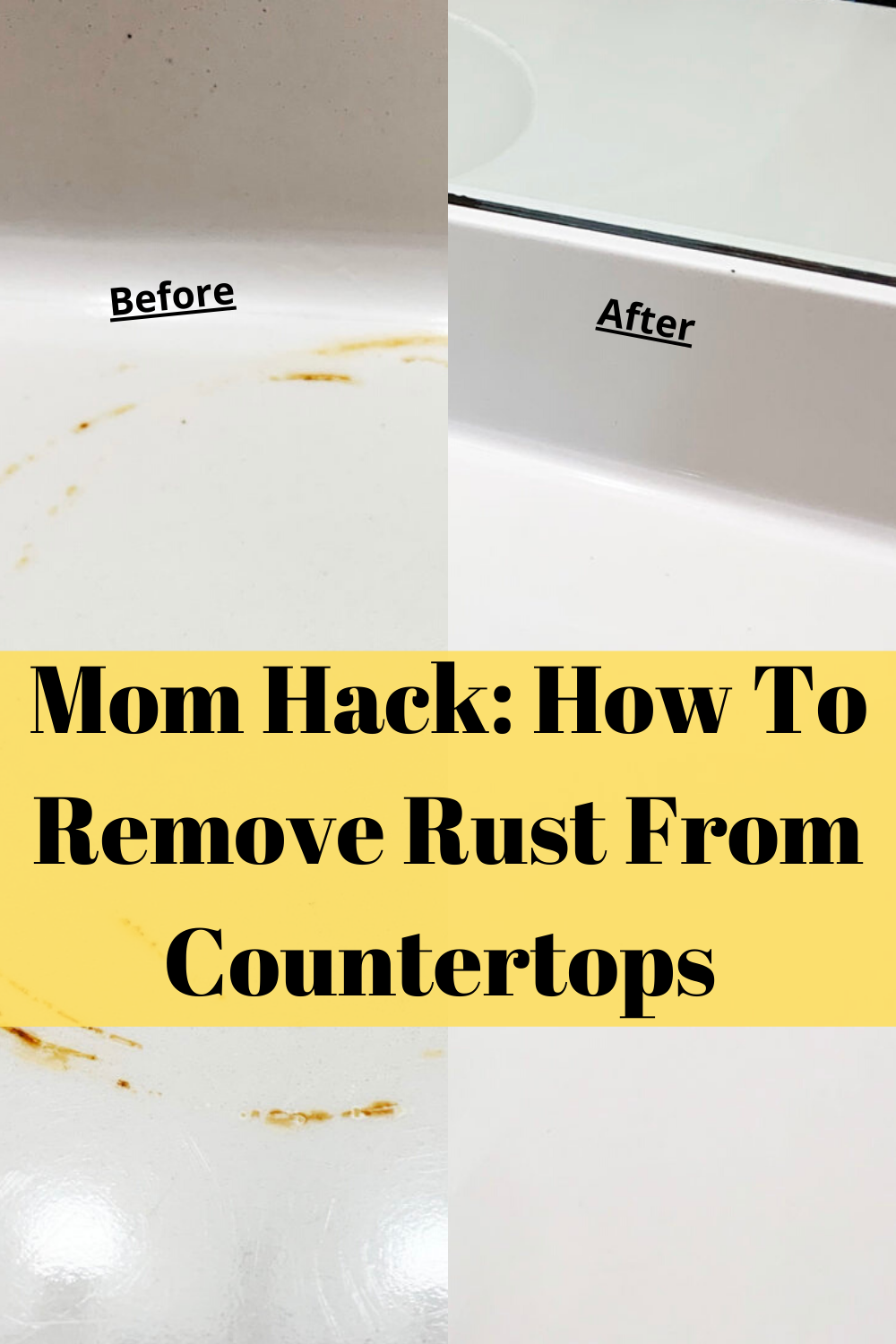 Mom Hack How To Remove Rust From Countertops Awake Mama