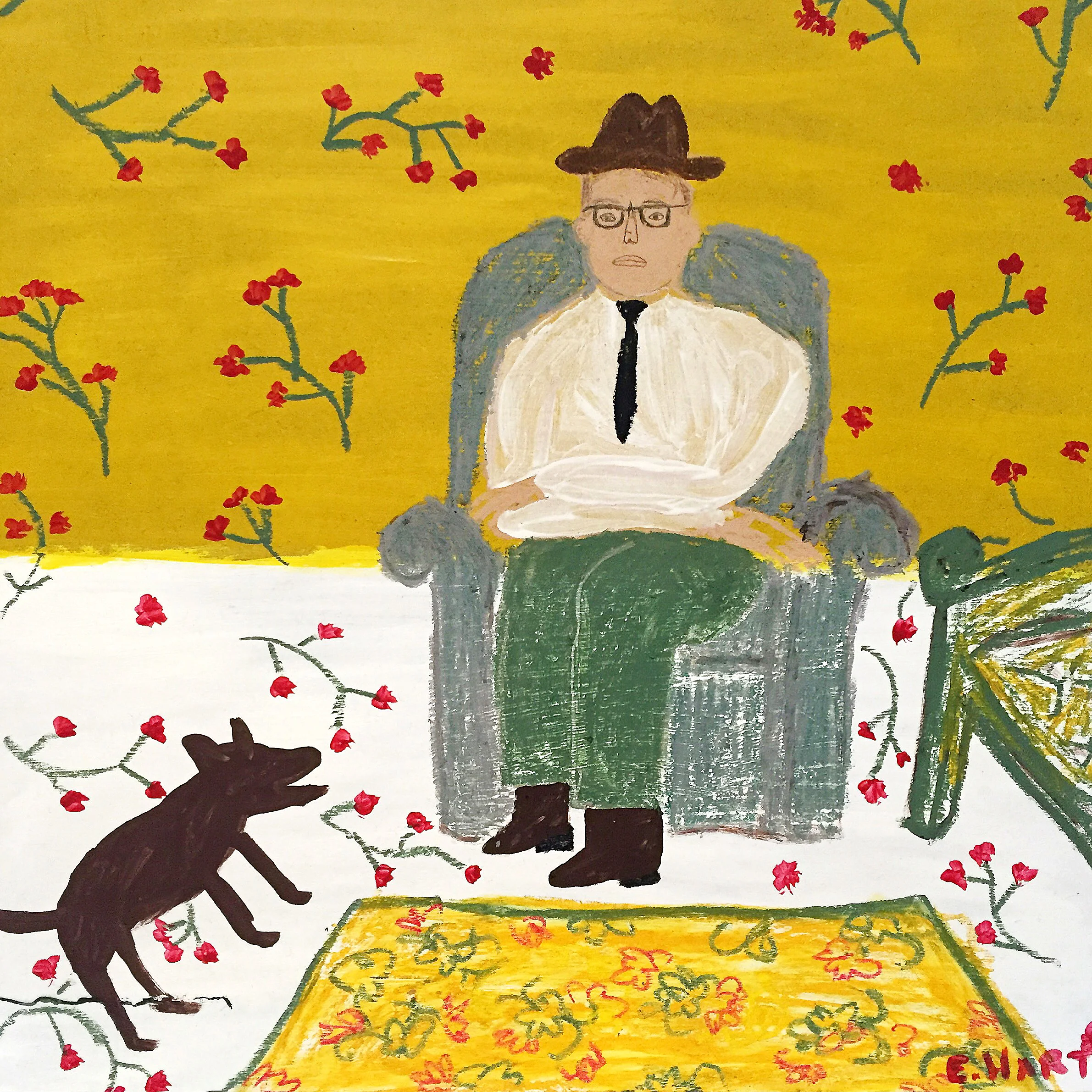 Avô In His Favourite Chair