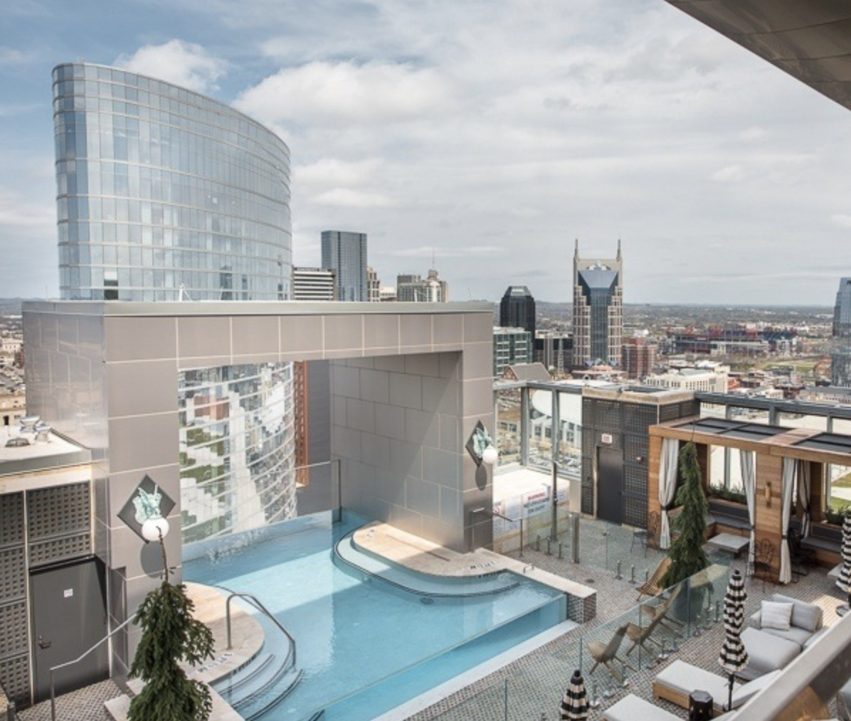 The view from The Westin Nashville rooftop. Image: Tausha Dickinson