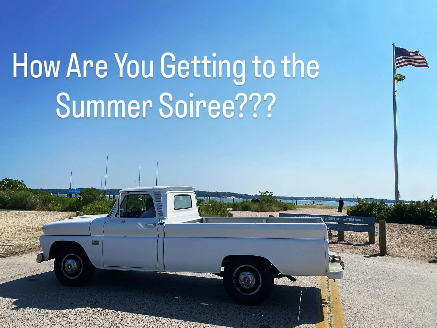 If you ask nicely enough, our lifelong friend Billy might let you hitch a ride in his truck. Otherwise, walk, ride, sail or even swim up to join us this Thursday as we celebrate our 20th Anniversary at the Summer Soir&eacute;e! Ticket link in Bio!