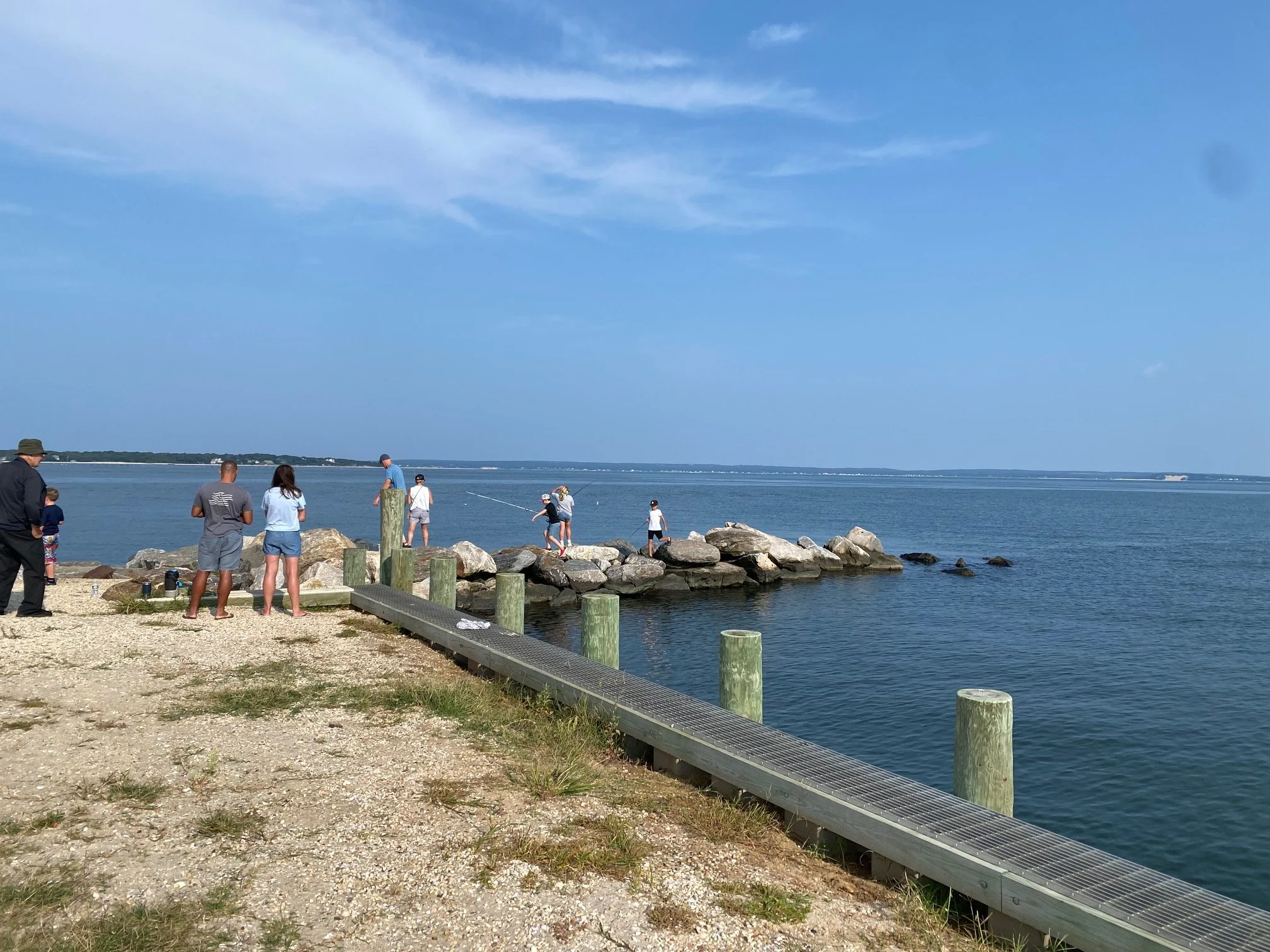 Fishing with Tom Mangiamele