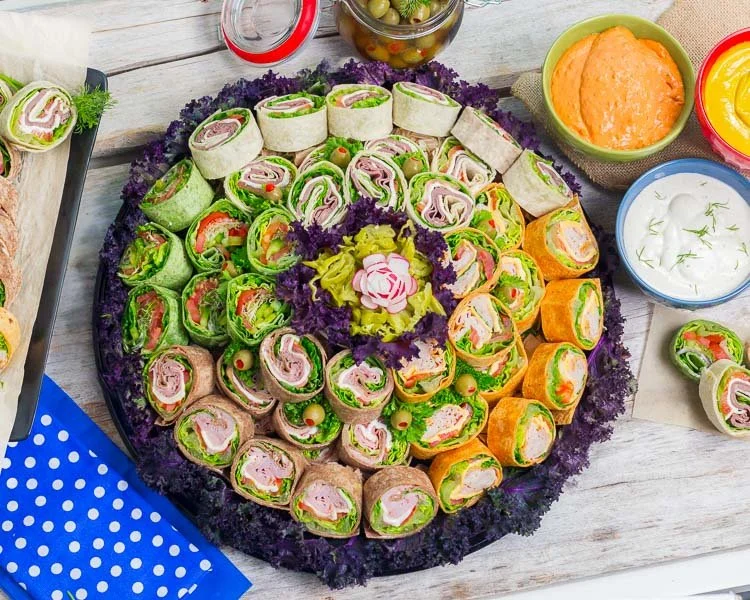 Deli Sandwich Pinwheel Platter