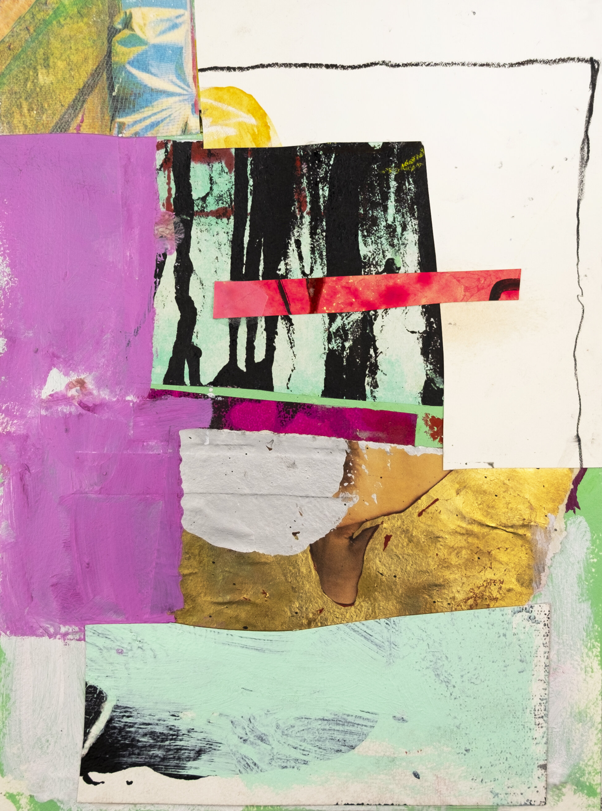 Aseton wa arimasu ka? Mixed Media and Collage on Arches Paper 31 x 23 cm 2020