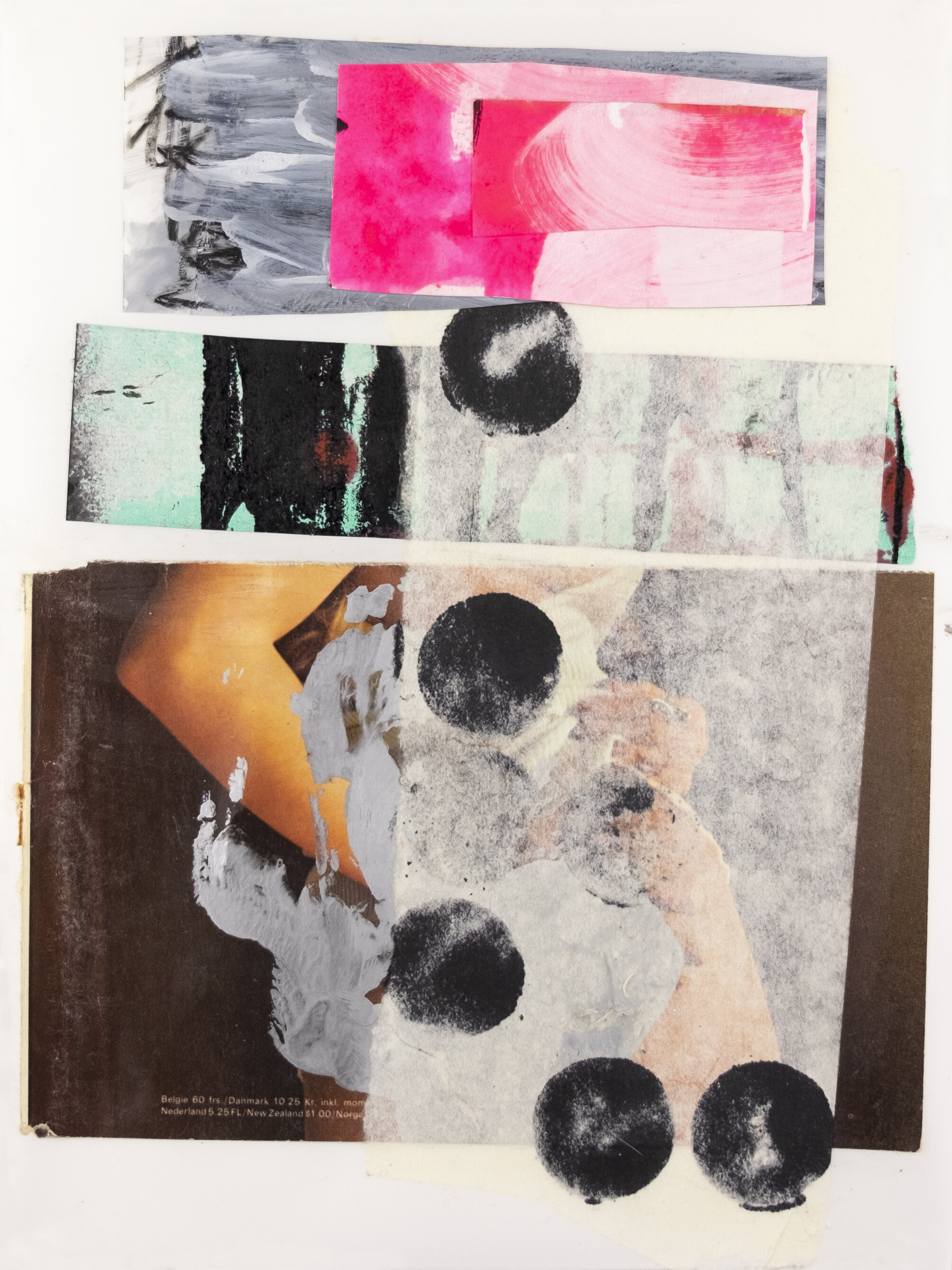 Hot Soup #### Helps Mixed Media and Collage on Yupo Paper 12 x 9 inches 2020