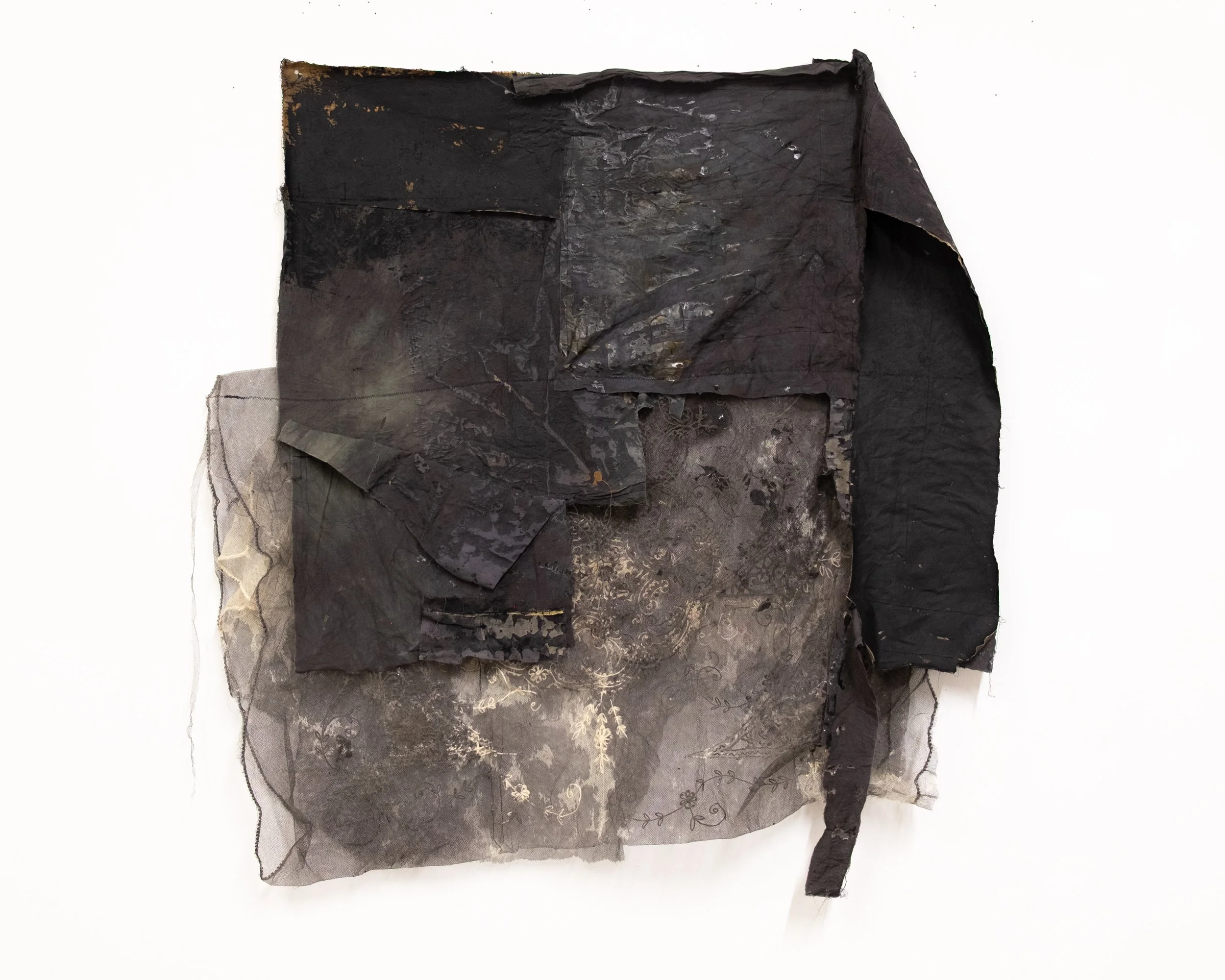  home   mixed media textile assemblage  138 × 127 cm  2026 