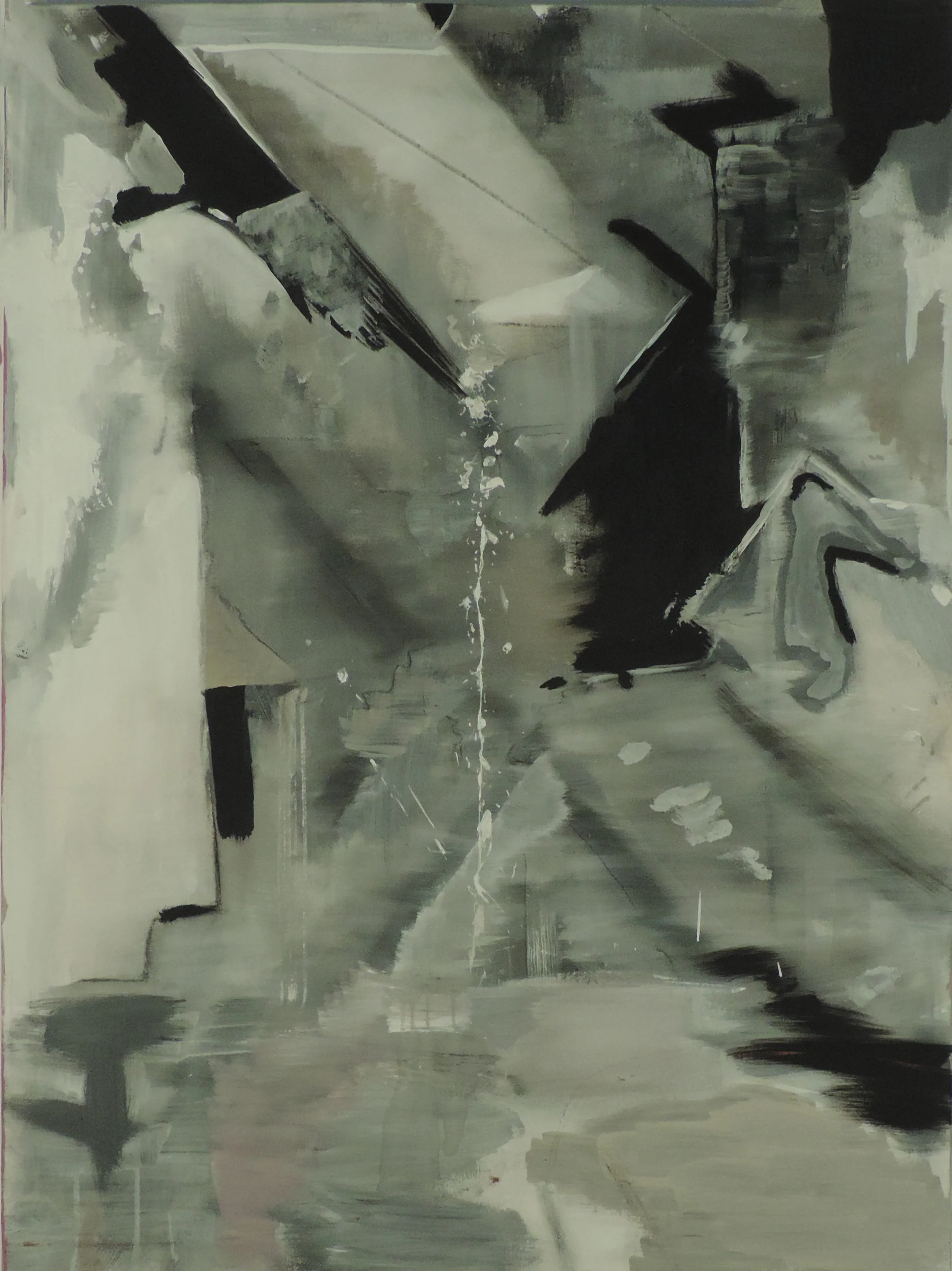So Architectural oil on canvas. 4 feet x 3 feet