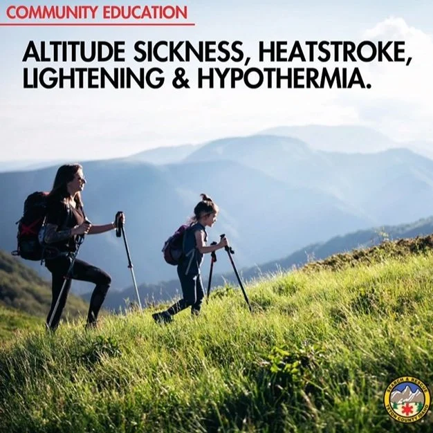 Altitude Sickness, Heat Stroke, Lightening, Hypothermia and more...