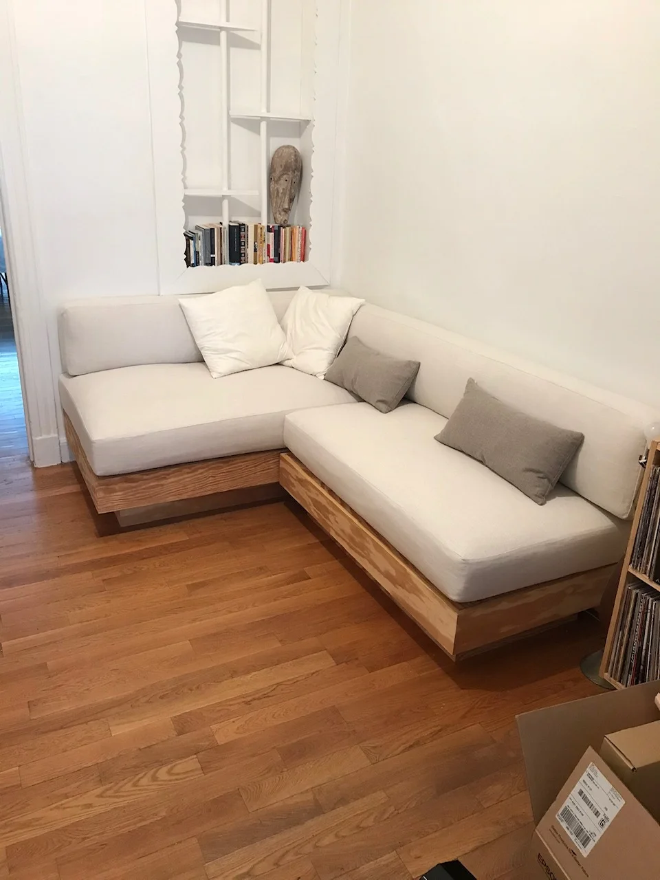 Platform Couch with Built-in Storage