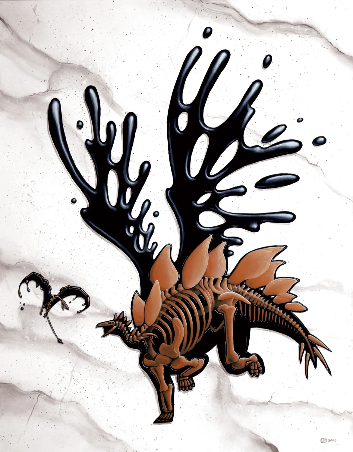 Stegosaurus & Rhamphorhynchus