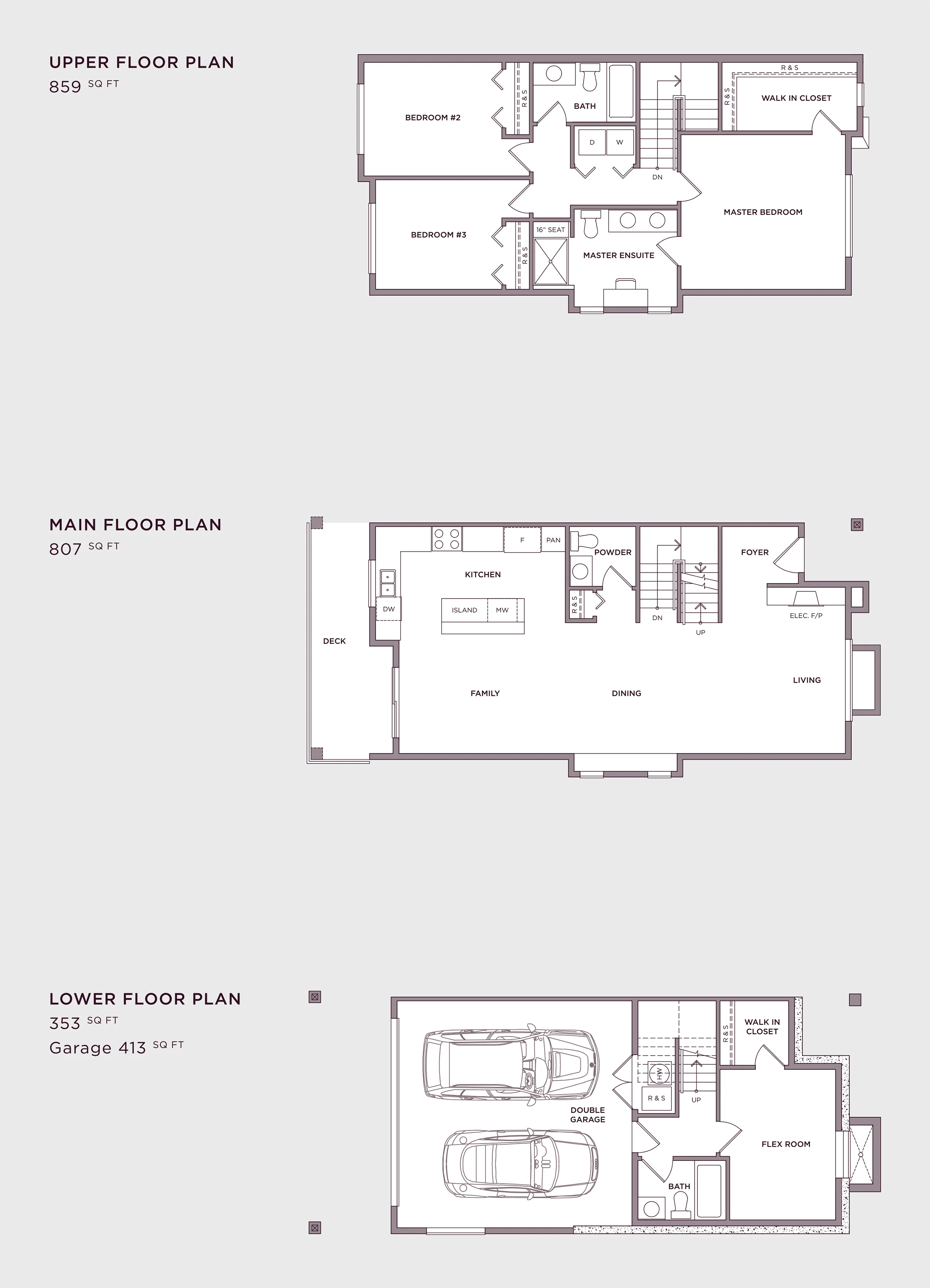 Plan A5 Imperial Townhome