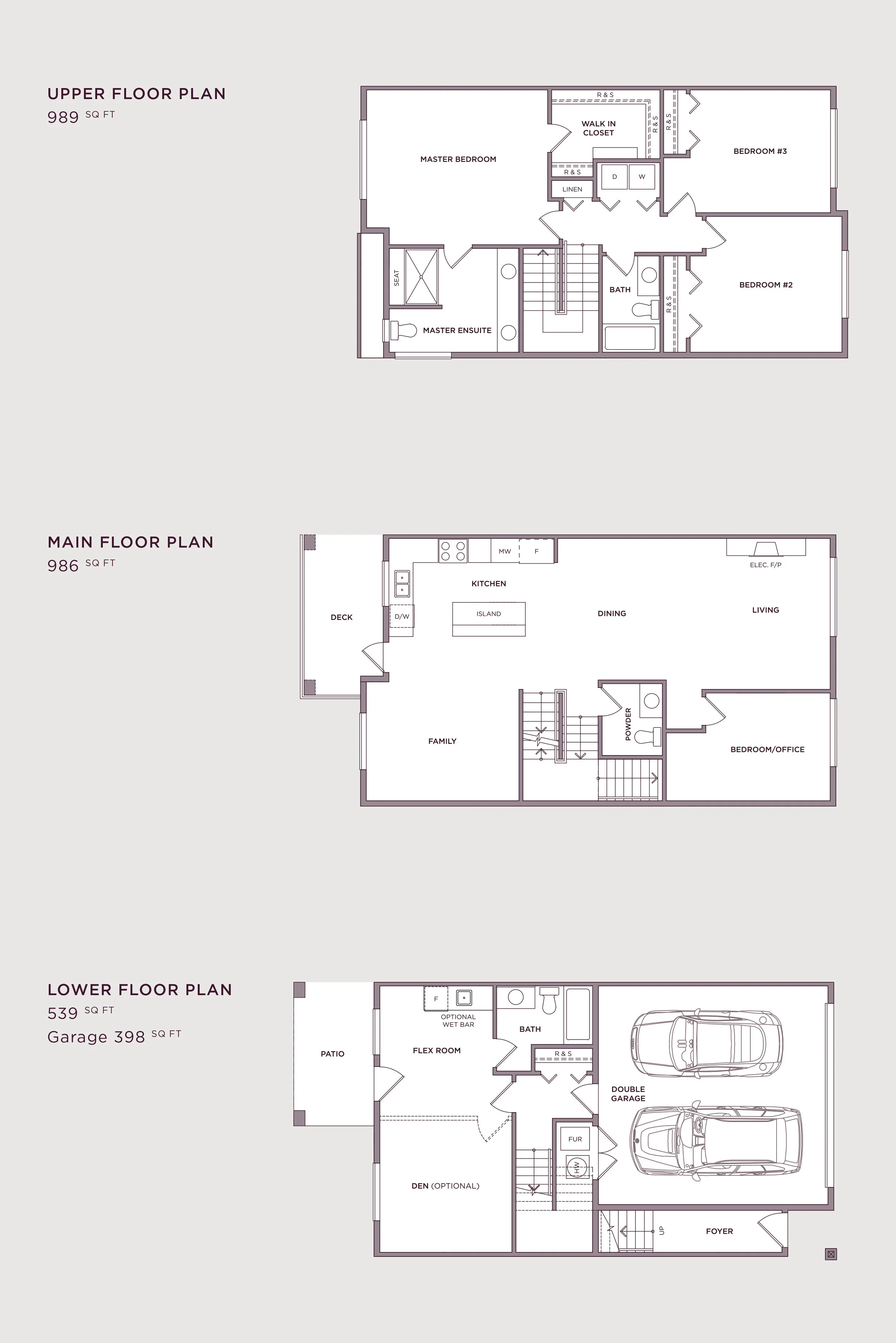 Plan B1 Imperial Townhome