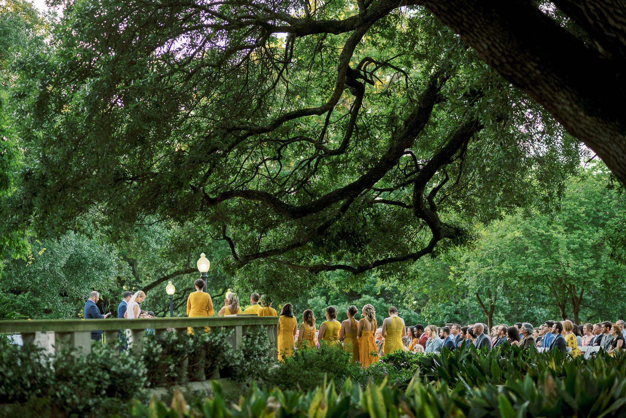 New Orleans Wedding Photographers Popp Fountain Arbor Room Wedding