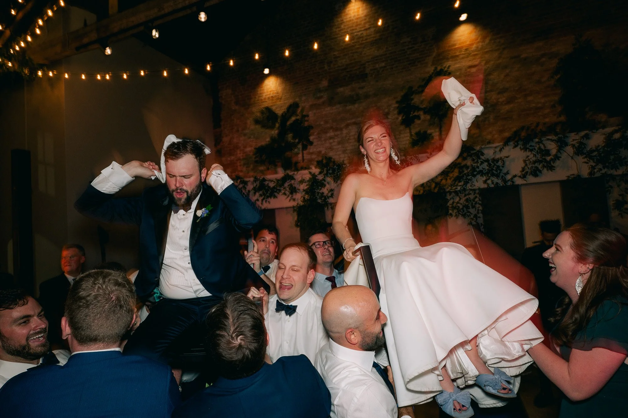 bride and groom dancing at capulet wedding reception