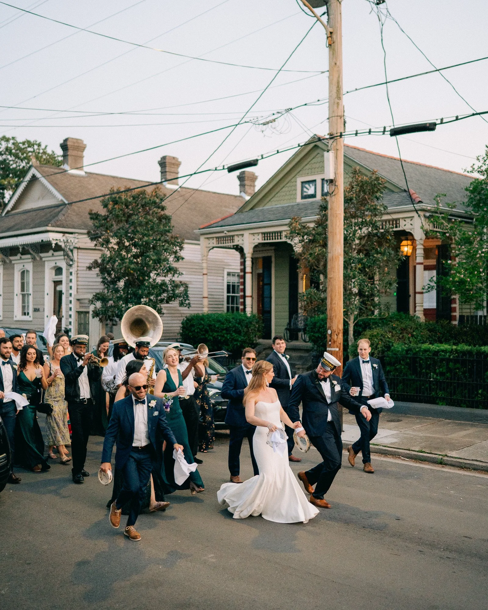 bywater wedding second line parade by mike lirette