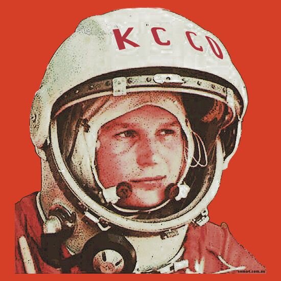 'Keep Calm Cosmonaut (Colour)' T-Shirt by ABK Sema4Media.jpeg