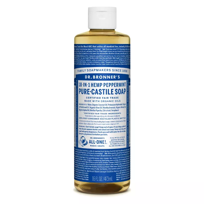 Dr_ Bronner's Pure Castile Soap - Peppermint - 16 oz.png