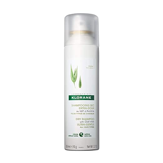 Klorane Dry Shampoo with Oat Milk, Ultra-Gentle, All Hair Types, No White Residue, Paraben & Sulfate-Free.png