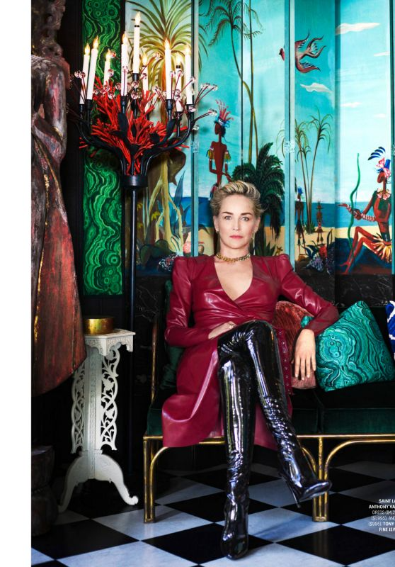 Sharon Stone - Town & Country October 2020 Issue • CelebMafia.png