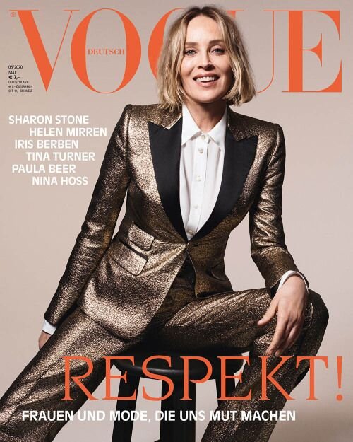 Sharon Stone pour Vogue Allemagne Mai 2020 photographiée par Liz Collins.jpeg