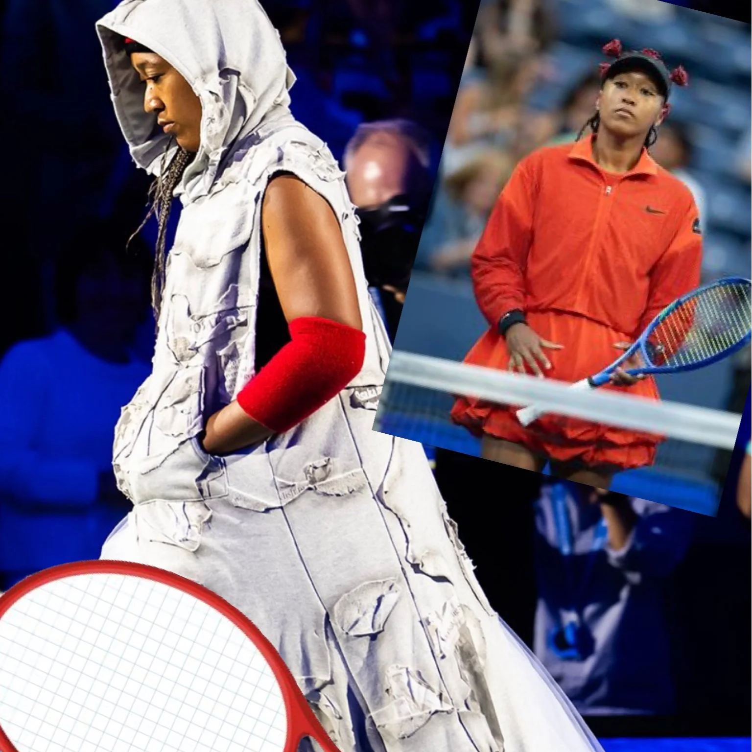 Naomi Osaka moda y belleza en las canchas de tenis 