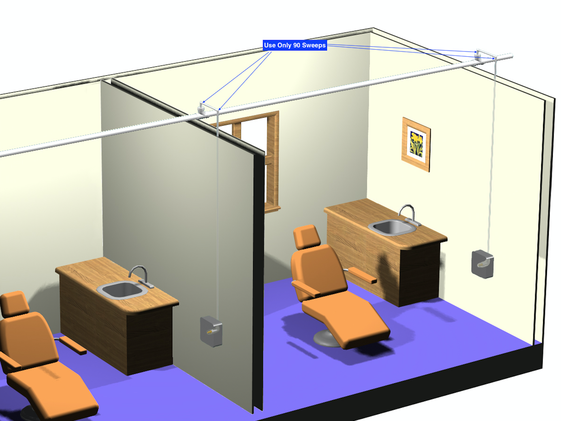 OVERHEAD PIPING RENDERING