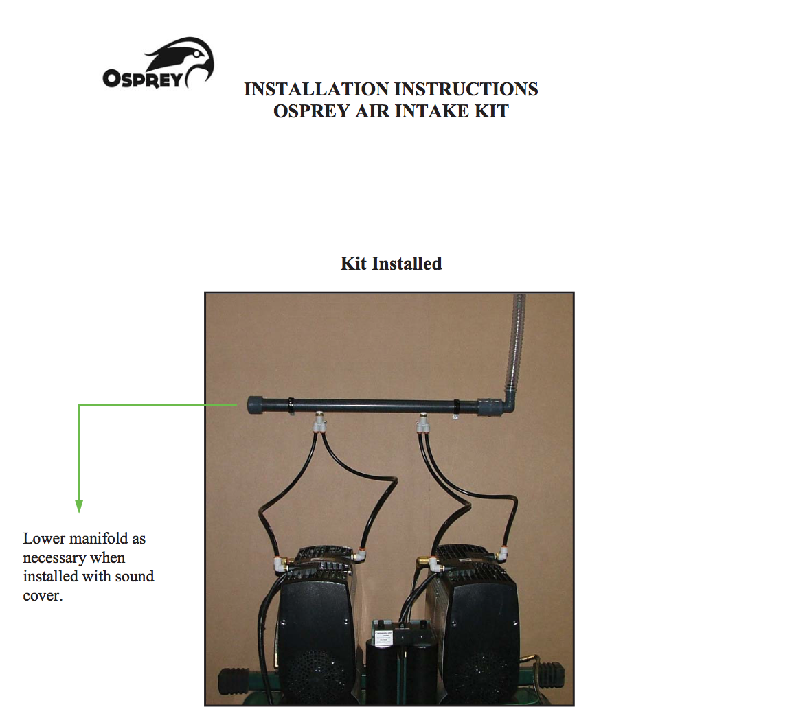 OSPREY REMOTE AIR INTAKE