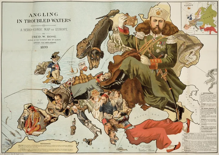 Satirical Vintage Maps