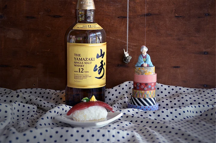 Japanese washi tape & whiskey