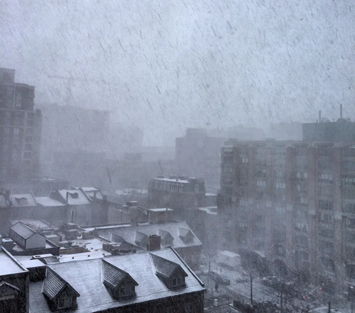 "Winter makes a bridge between one year and another"