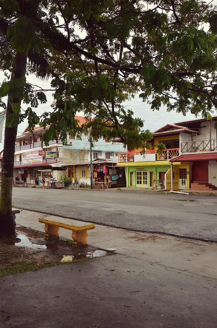 The main square in Bocas Town