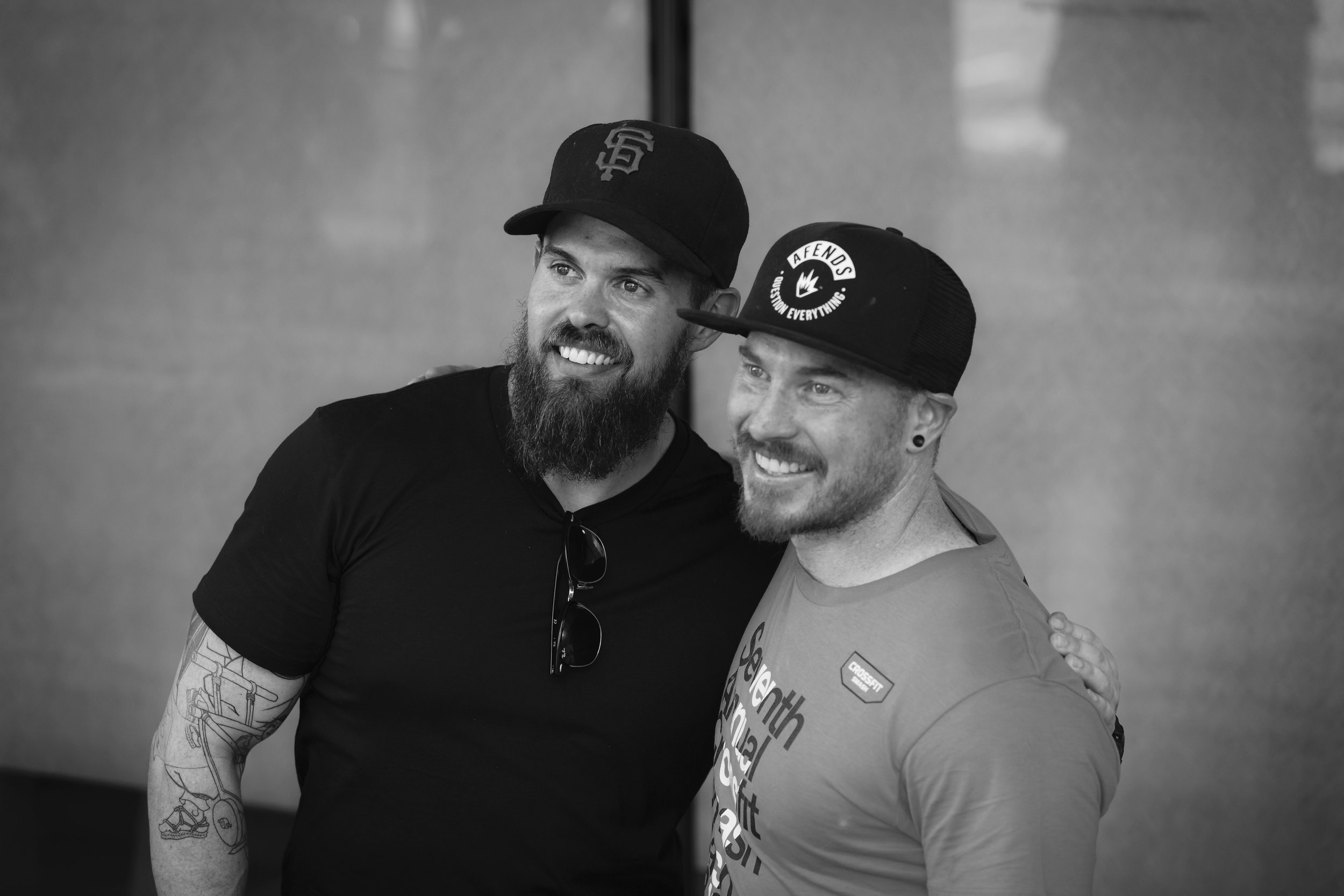 Greg (left) + Bernie (right)