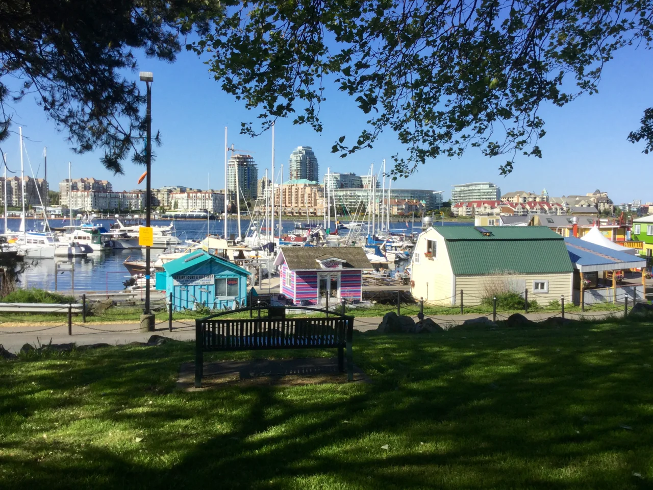 At Fisherman’s Wharf Park children can enjoy the creative play area, or your family can enjoy a picnic with this view.