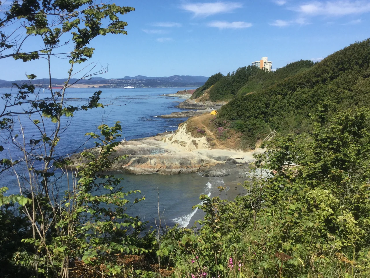 Ocean views from Holland Point Park are spectacular.