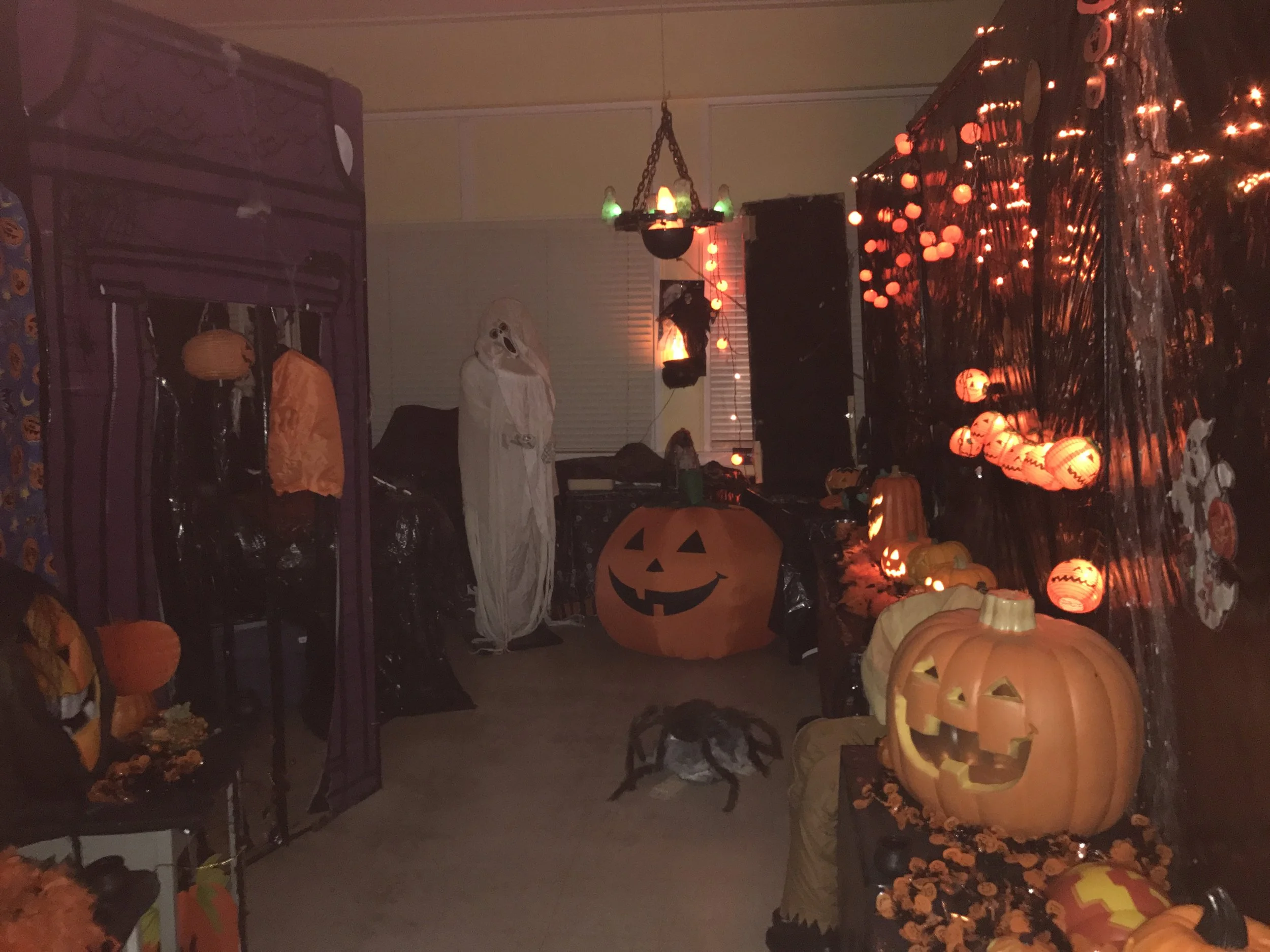 A portion of the 2017 Halloween Den at James Bay Community School. Photo by Dave Vargas.