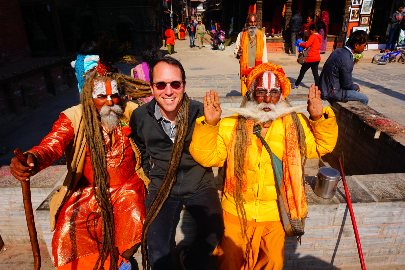 David Hochman in Kathmandu
