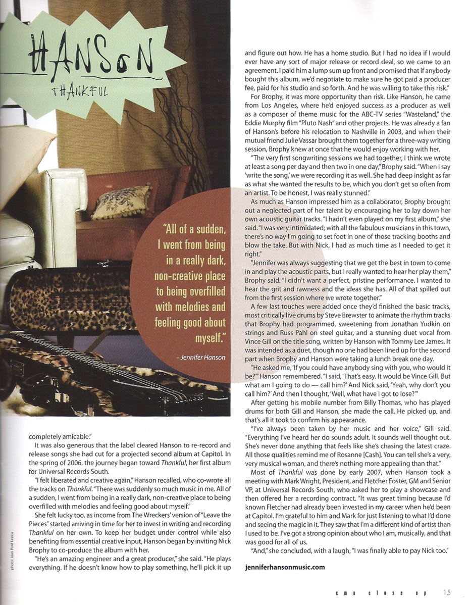 CMA Close Up Magazine