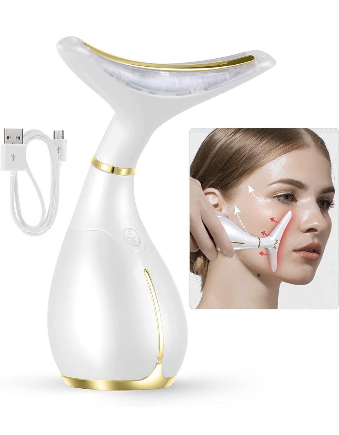 Face Massager with Light Therapy