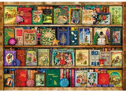 221. Festive Bookshelf