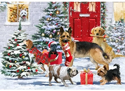 262. Frolicking Dogs 100