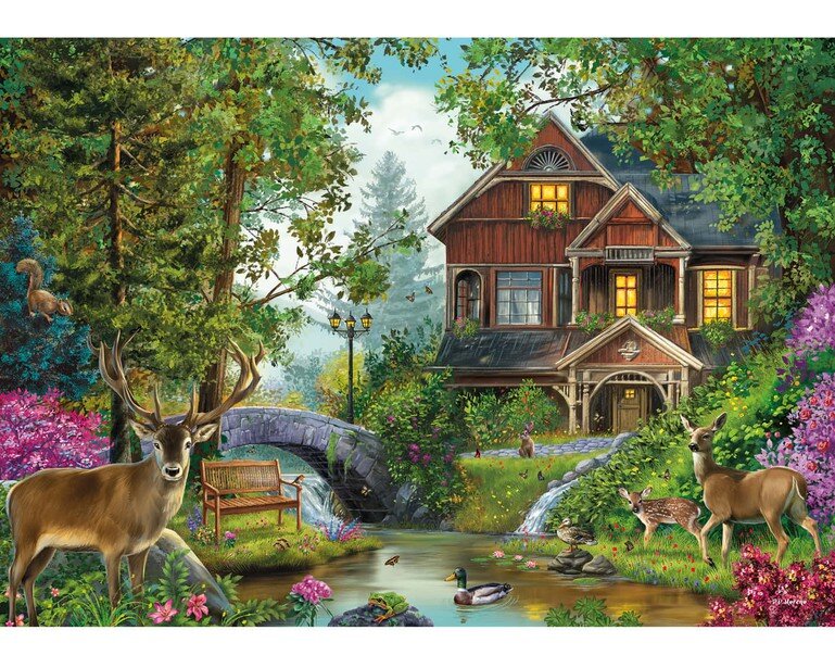 WENTWORTH WOODEN JIGSAW PUZZLE PANDA VALLEY  250 PIECES 