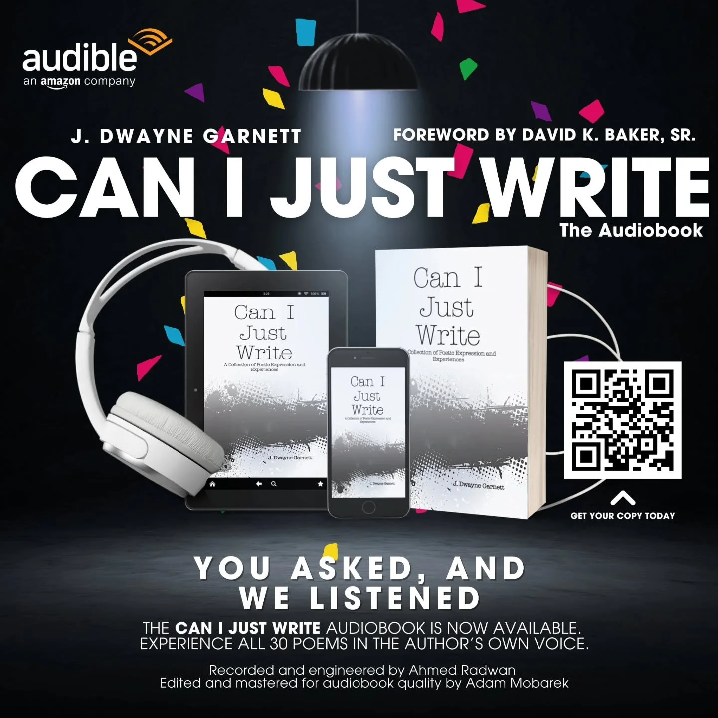 You asked, and we listened. Love Is A Parable continues to bring people together through love, healing, and story, and today, we celebrate another meaningful milestone. The Can I Just Write Audiobook has arrived. Written by J. Dwayne Garnett, Founder