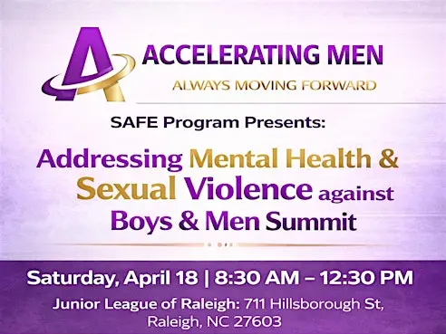 Addressing Mental Health and Sexual Assault Against Boys and Men Summit