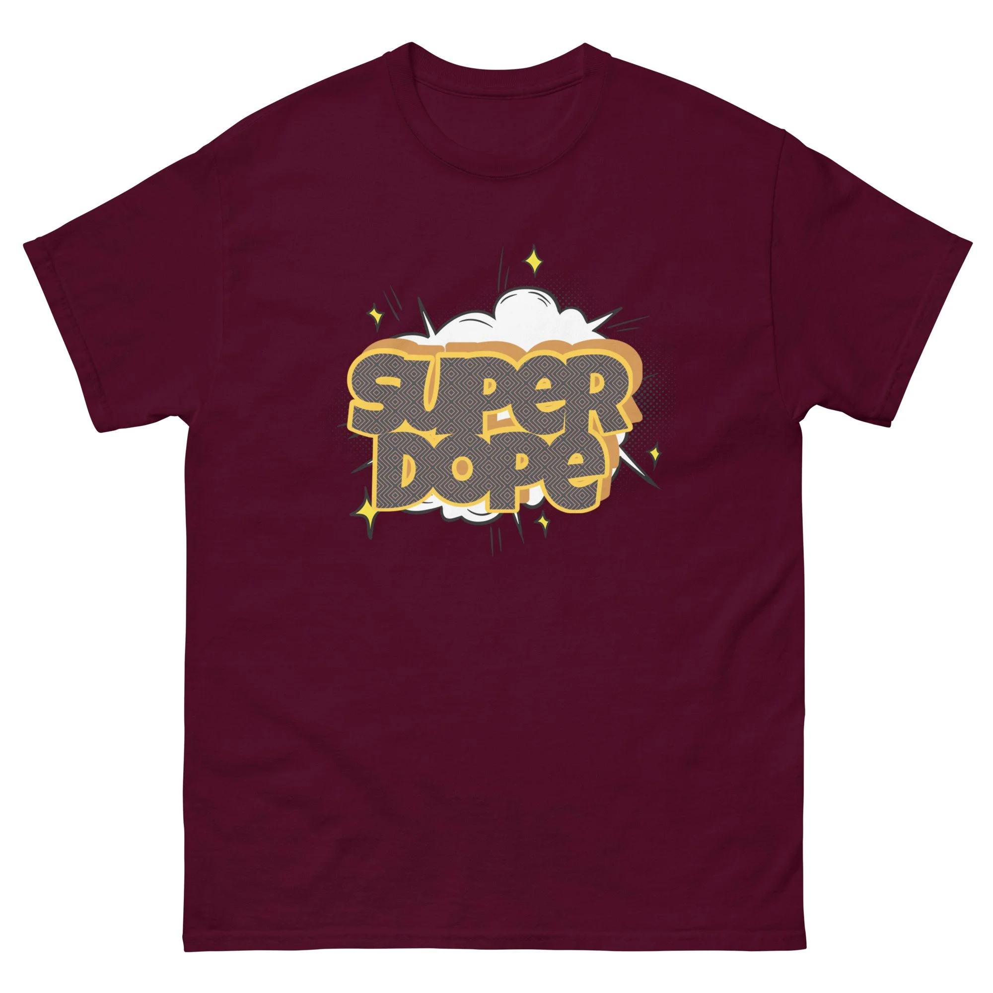 unisex-classic-tee-maroon-front-6a2761f0ac7f0.jpg